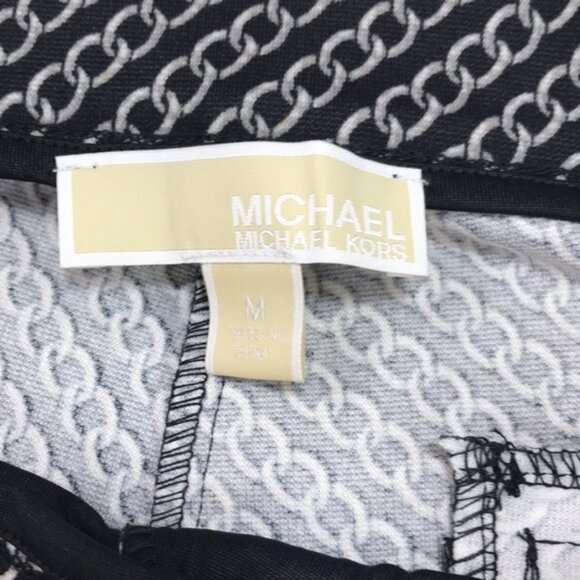 Michael Michael Kors Chain-Print Pull-On Pants - Picture 4 of 6